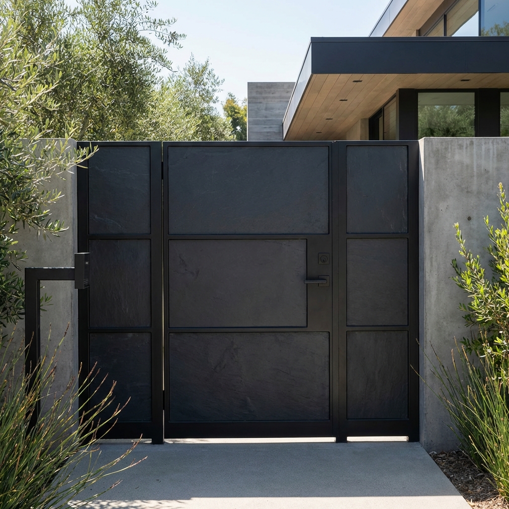 Portão Moderno - Alpha Serralheria